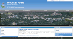 Desktop Screenshot of comune.perito.sa.it
