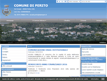 Tablet Screenshot of comune.perito.sa.it